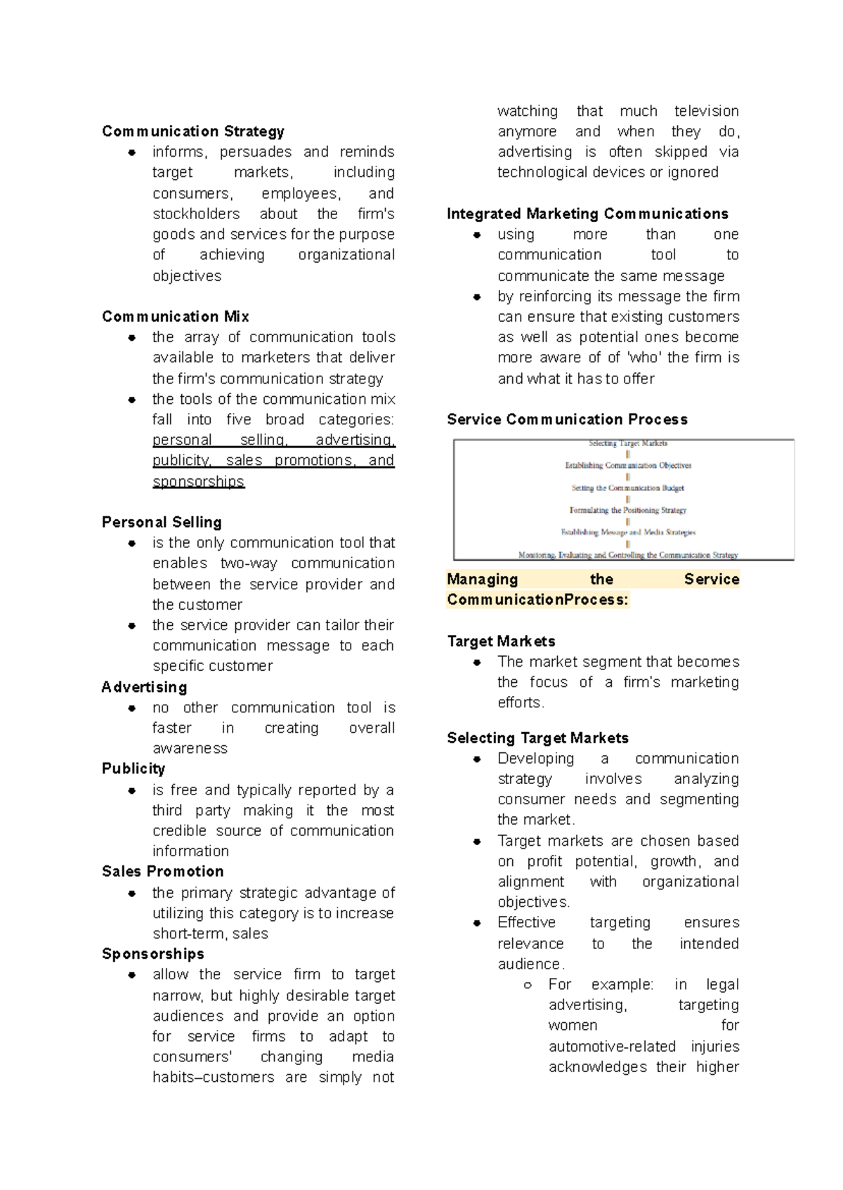 Serv Mark Module 4 - AAA - Communication Strategy informs, persuades ...
