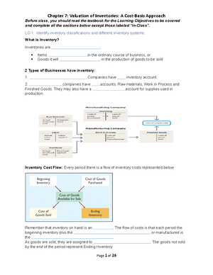 Chapter 6 - Class Notes - Key Points Summary Objective 1: Indicate how ...