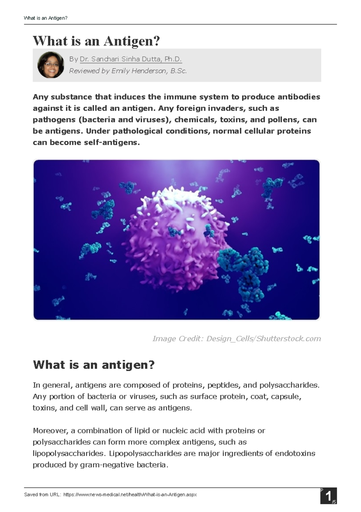 What is an Antigen - What is an Antigen? Any substance that induces the ...