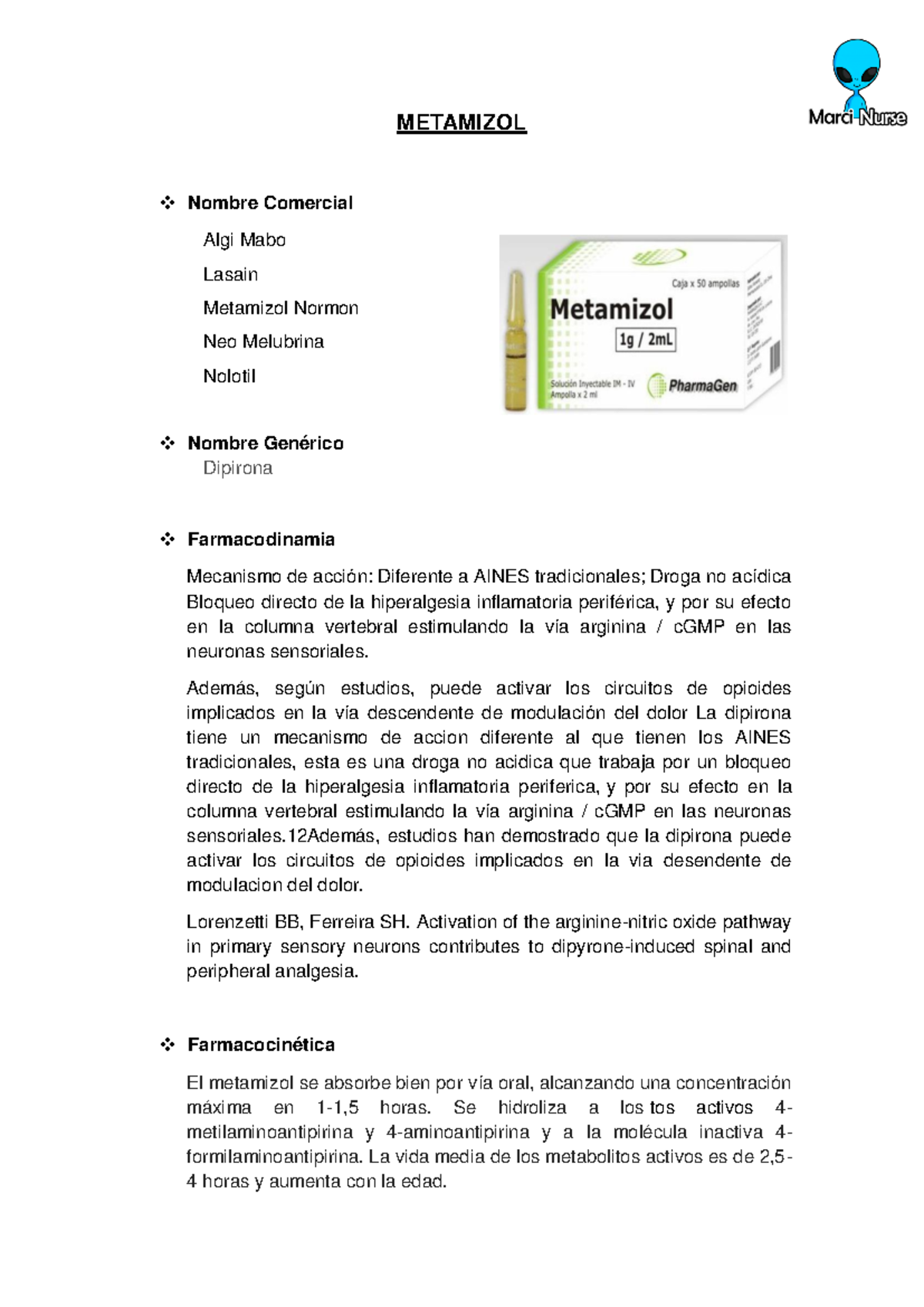 Metamizol - METAMIZOL Nombre Comercial Algi Mabo Lasain Metamizol ...