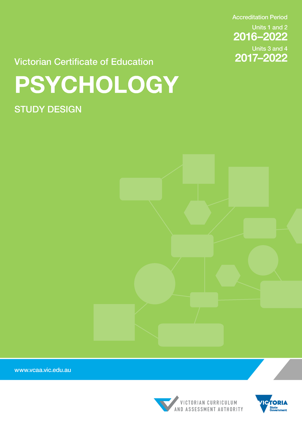 VCAA VCE 3/4 psychology study design VICTORIAN CURRICULUM AND