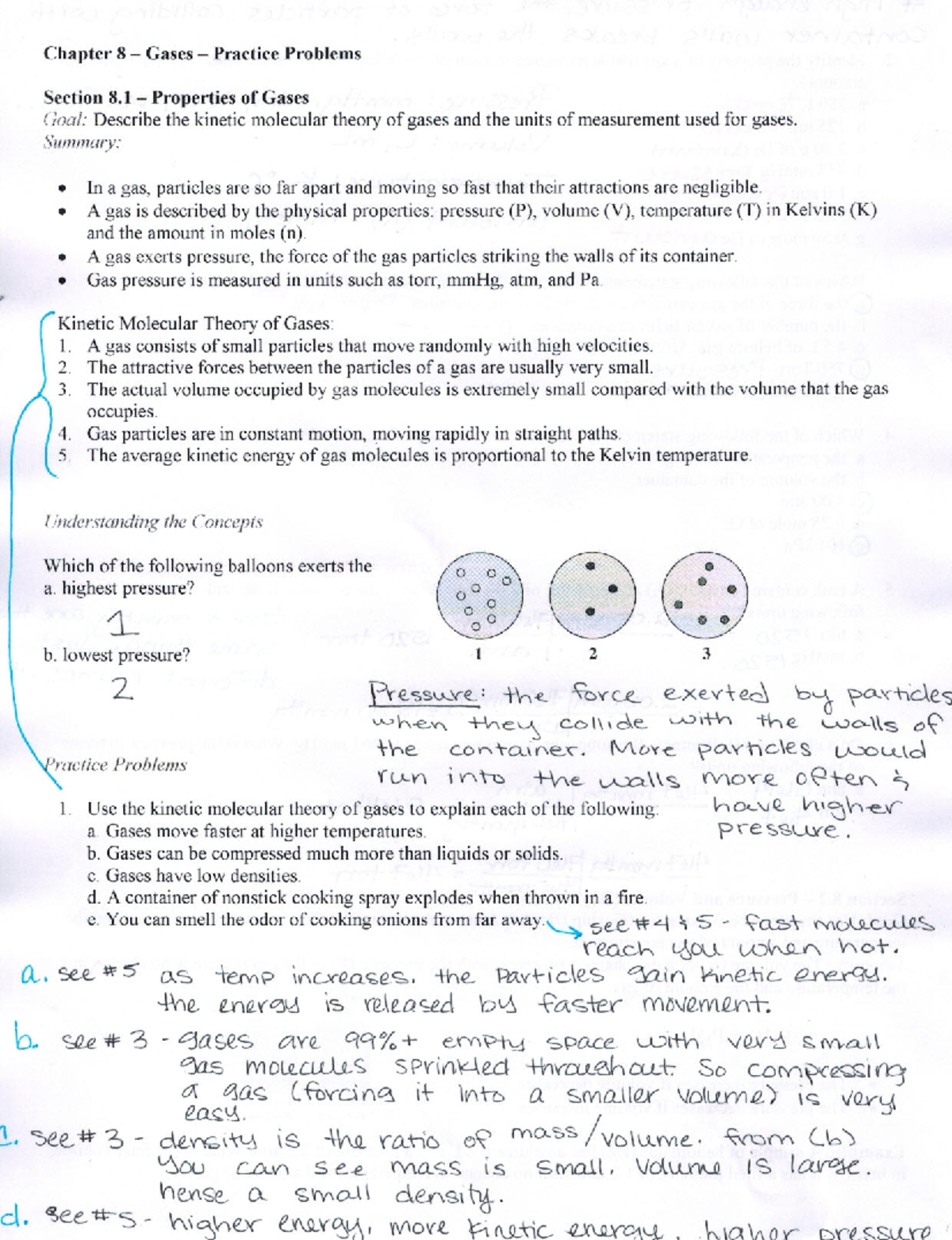 Ch08 practiceproblems key 0001 - CHEM 320 - Studocu