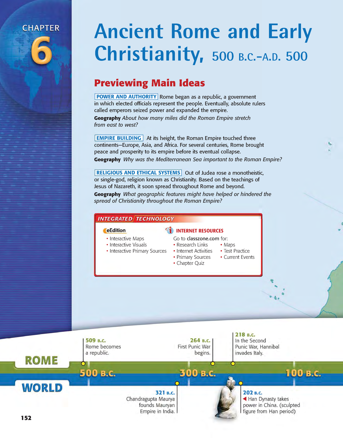 Chapter 6 CTE Course WS - Ancient Rome And Early Christianity, 500 B.C ...