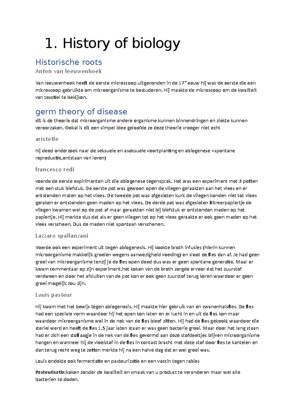 history-of-biology-samenvatting-microbiologie-1-history-of-biology