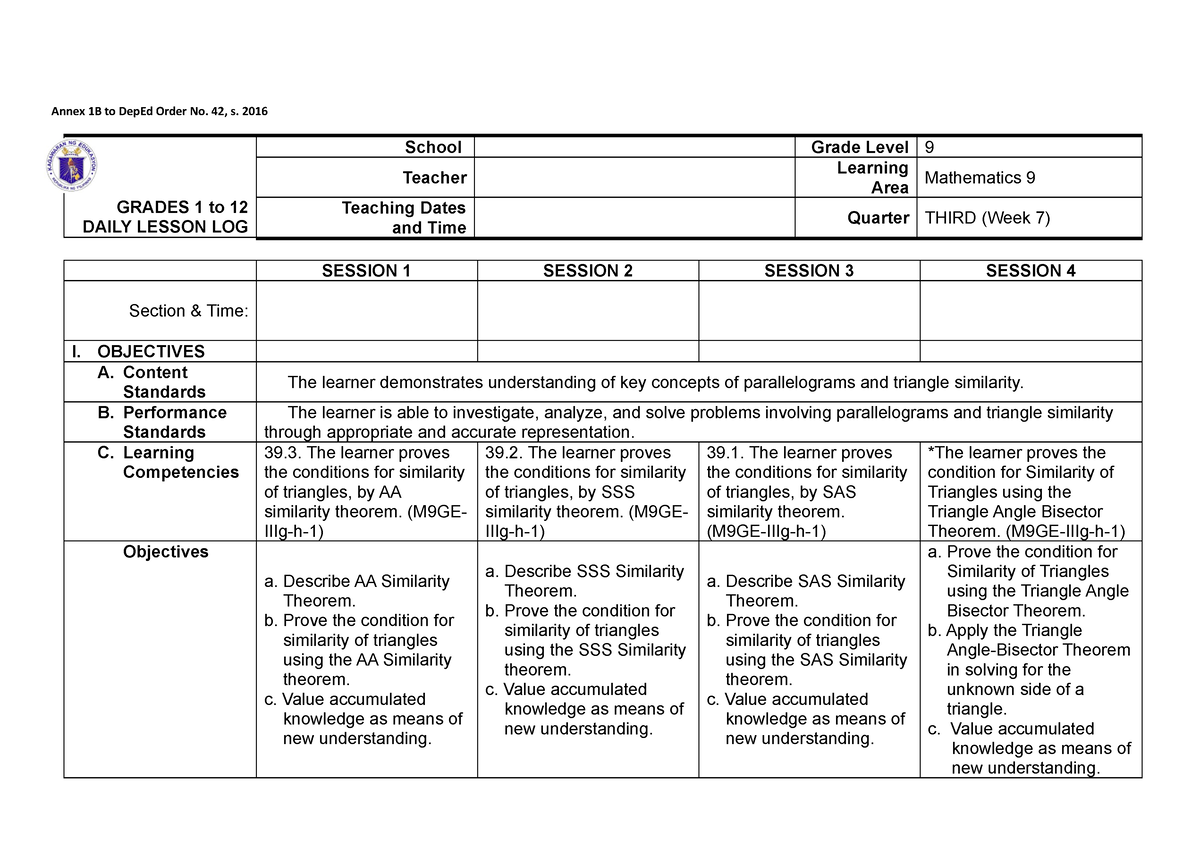 Topics For Grade 9 Mathematics