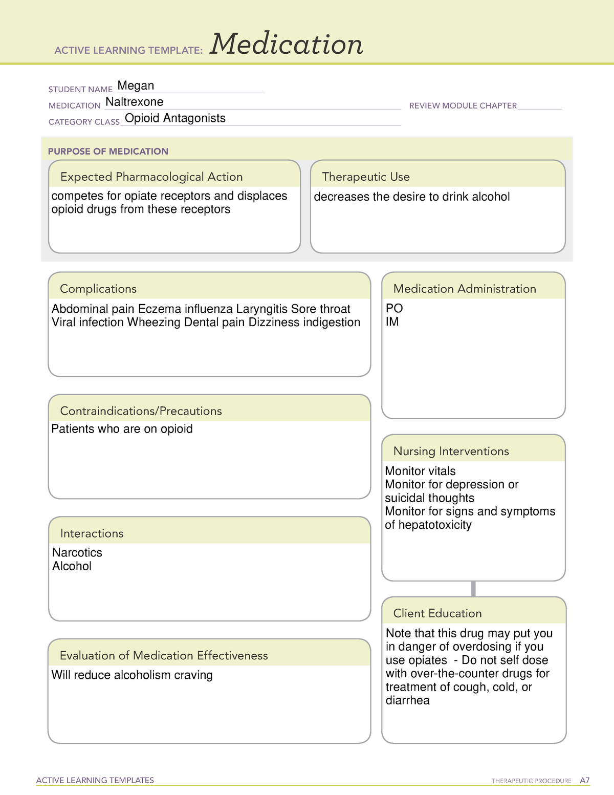 medication-active-learning-template