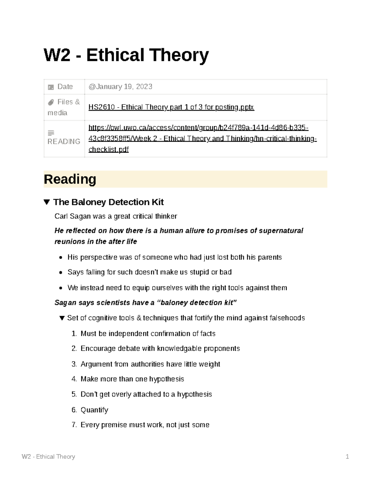 W2 Ethical Theory W2 Ethical Theory Date Files & media HS2610