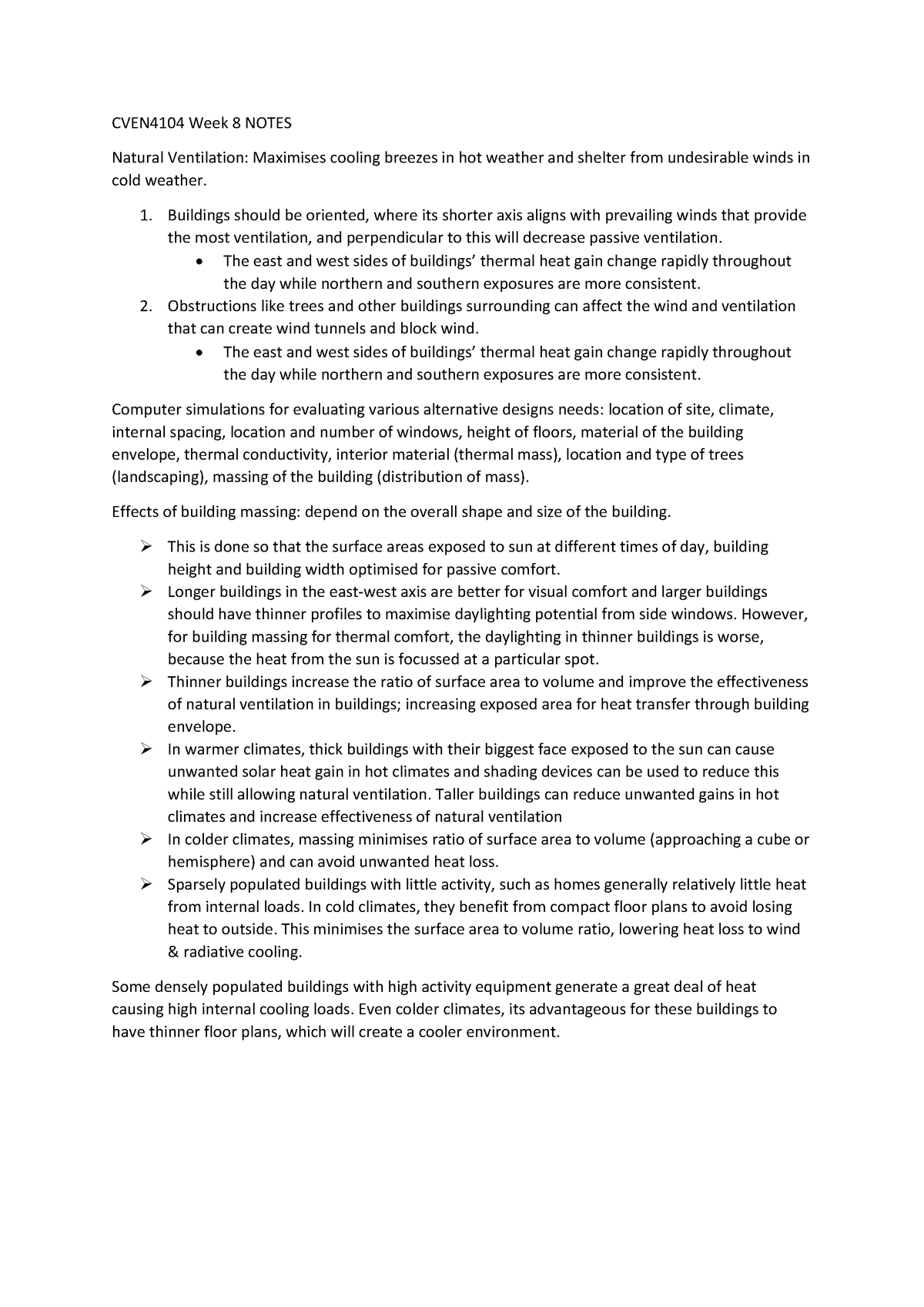 CVEN4104 Week 8 Notes - Land development, Greenfield sites and impact ...