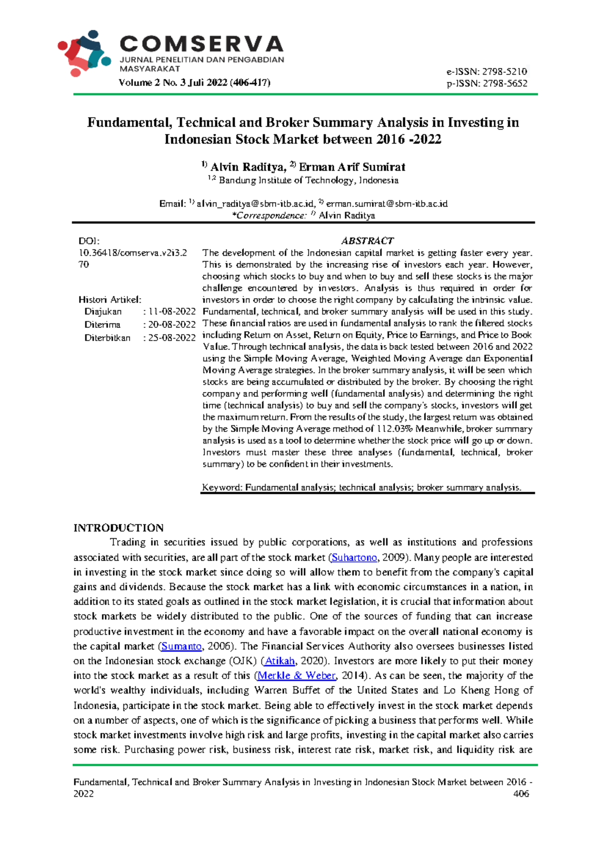 Fundamental Analysis Technical Analysis and Broker - Fundamental ...