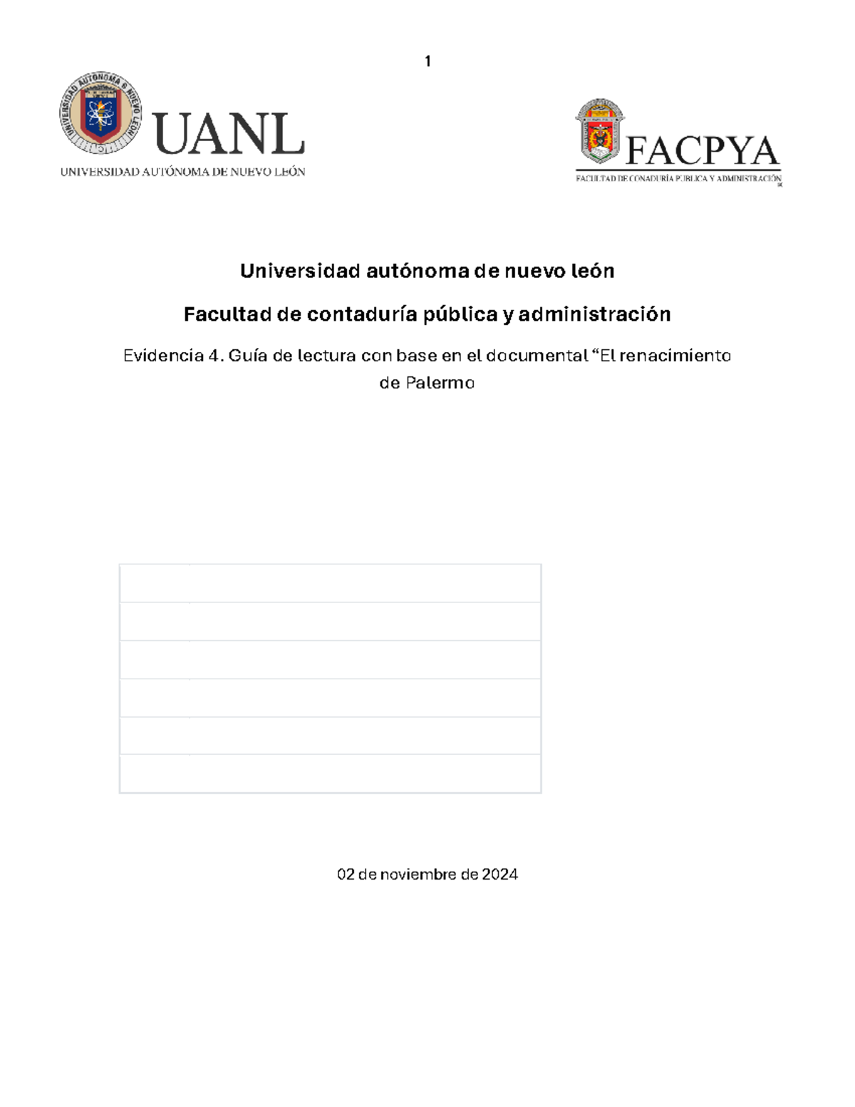 EQ 5 Evidencia 4 - Universidad autónoma de nuevo león Facultad de ...