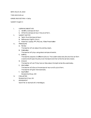 Electric circuit lesson plan grade 5 - Electric Circuit Lesson Plan: 5