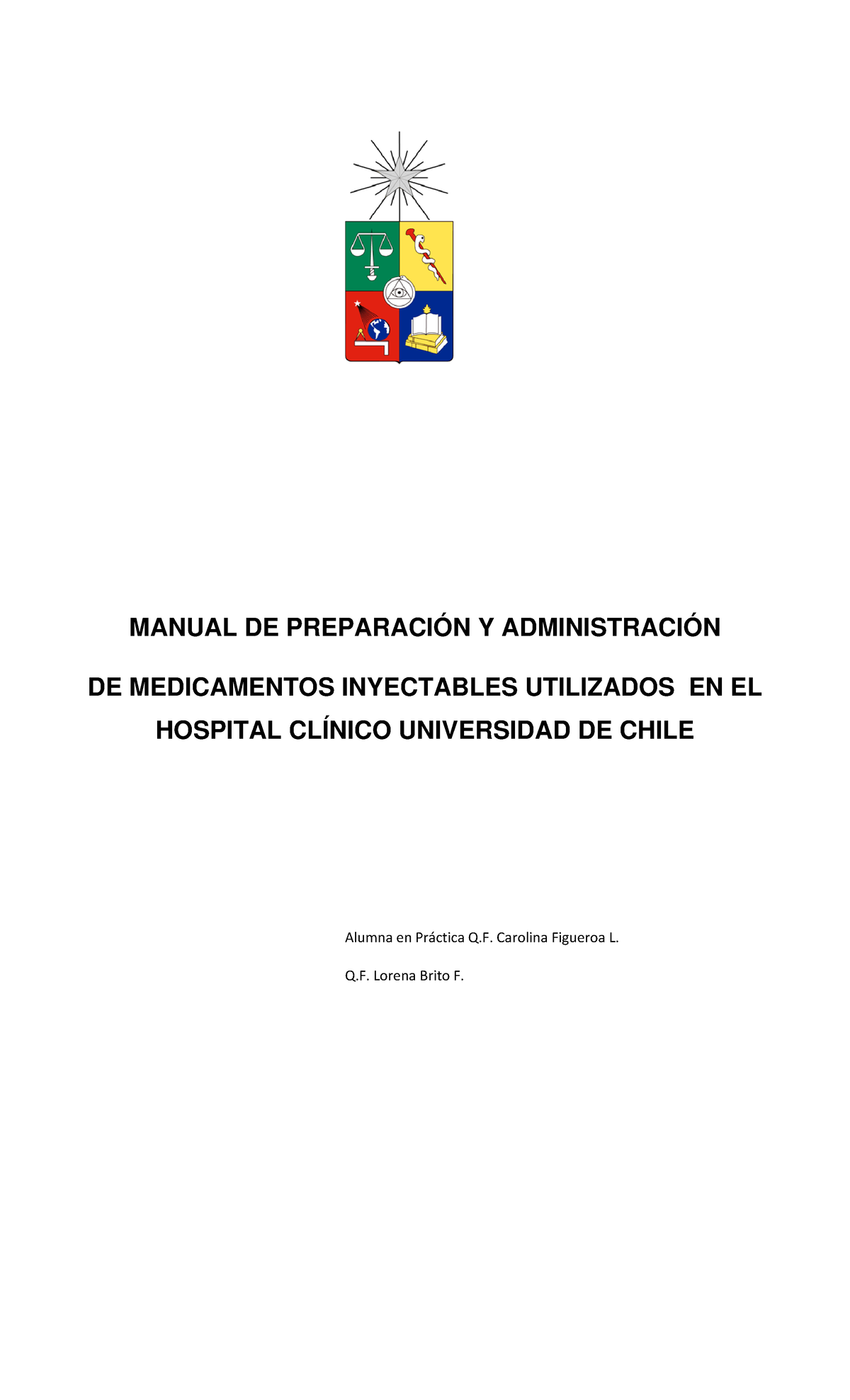 Manual De Preparacion Y Administracion De Medicamentos Inyectables ...