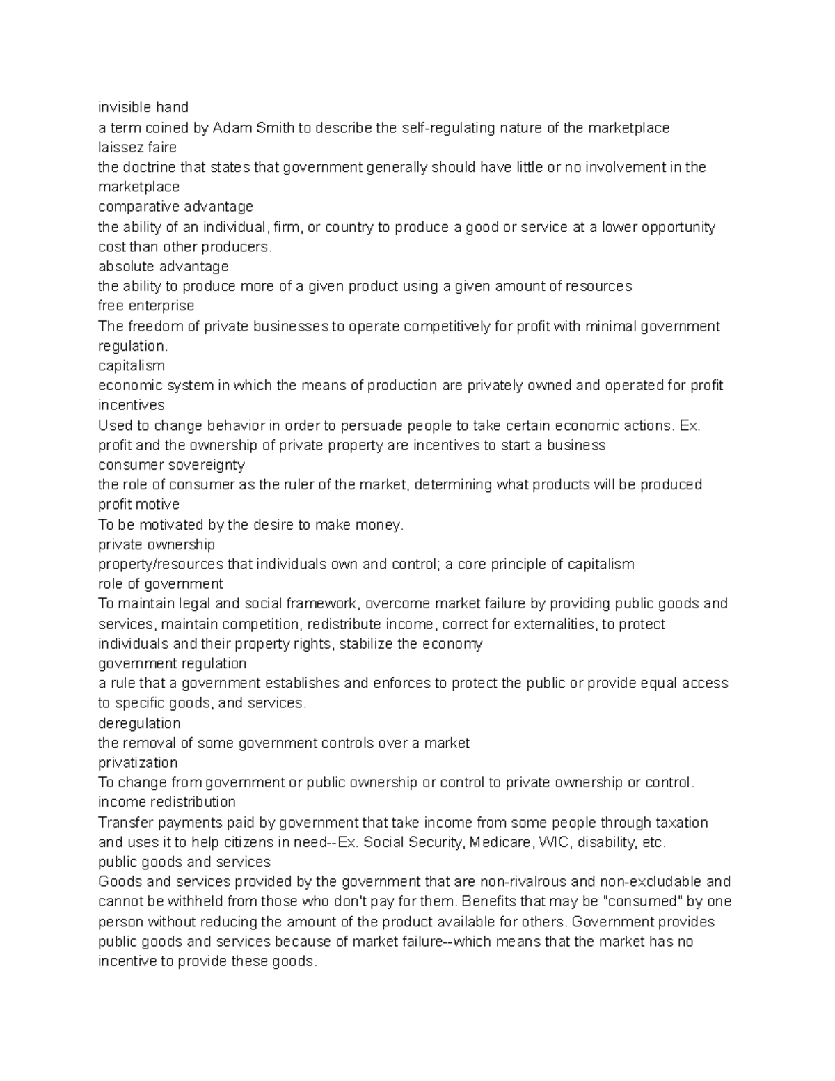 Invisible hand A math practice assignment that I had to do for my