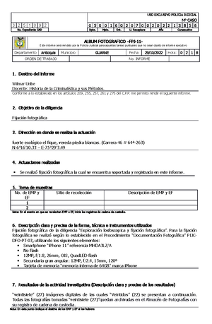 Lugar DE LOS Hechos Nuevo PPJ-2 Procedimiento ITLH - HECHOS – PPJ - 2 ...