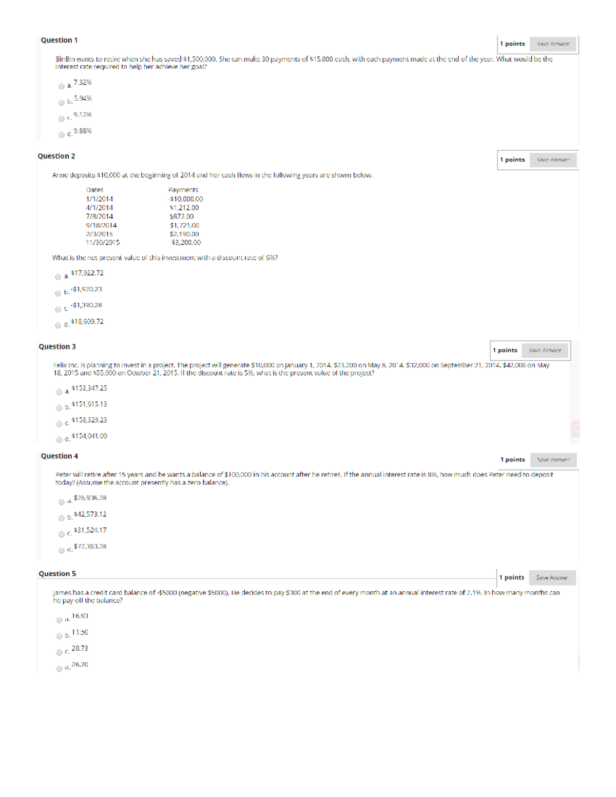 HW1 - homework questions - Question 1 1 points Save Answer BinBin wants ...