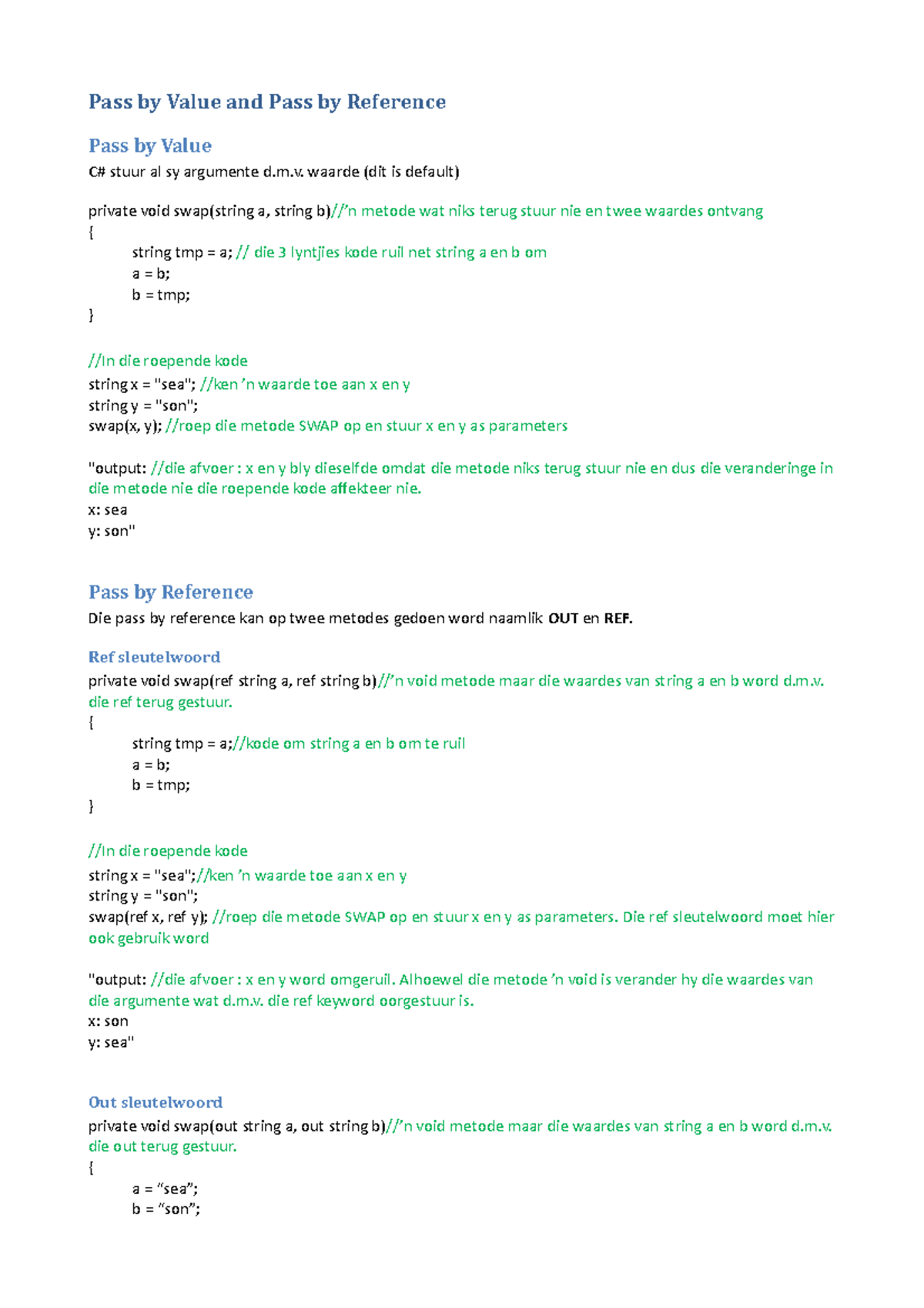 Pass+by+Value+and+Pass+by+Reference - Pass Value and Pass Reference ...
