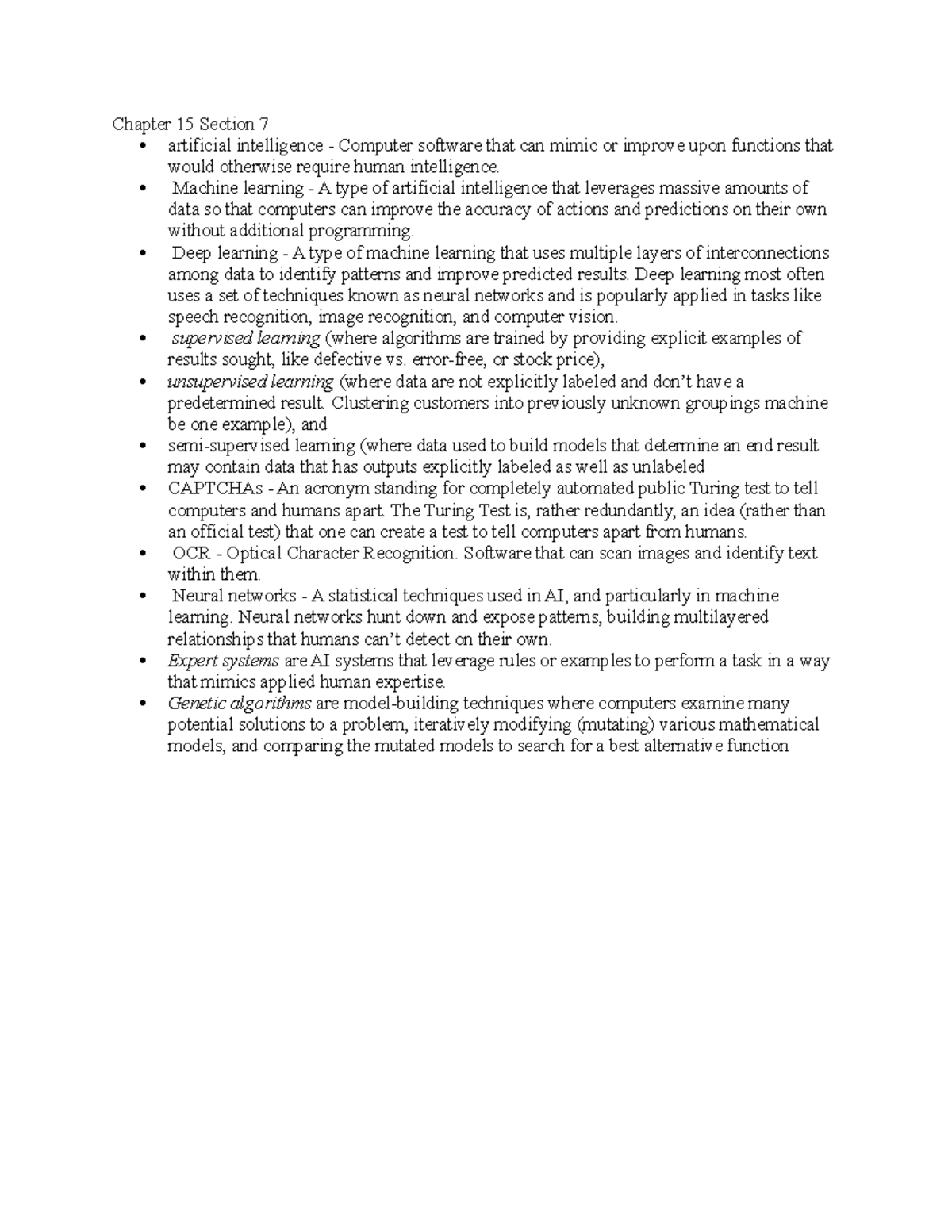 Chapter 15 Section 7 - Chapter 15 Section 7 artificial intelligence ...