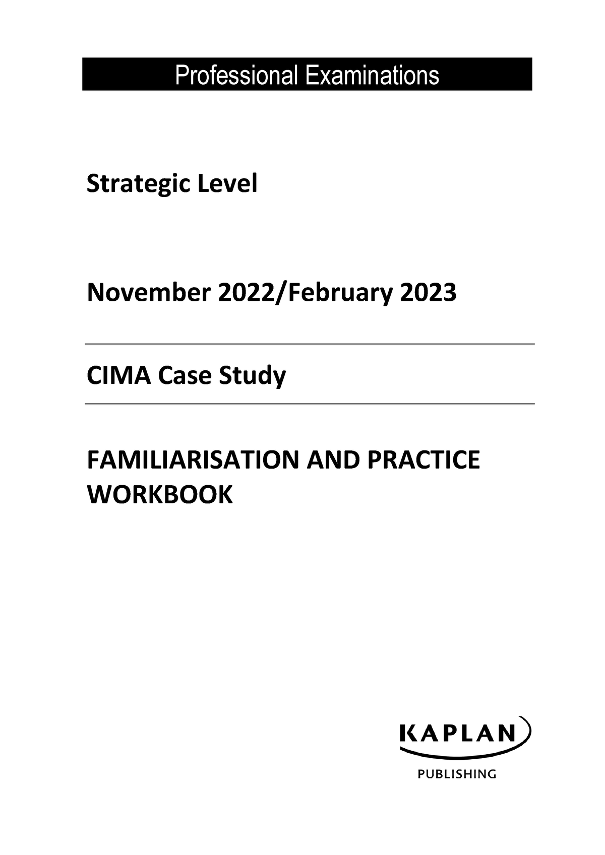 cima november 2023 case study dates