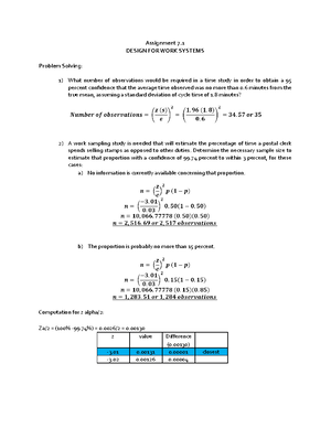 Location and Planning Analysis - Assignment 8. LOCATION PLANNING AND ...