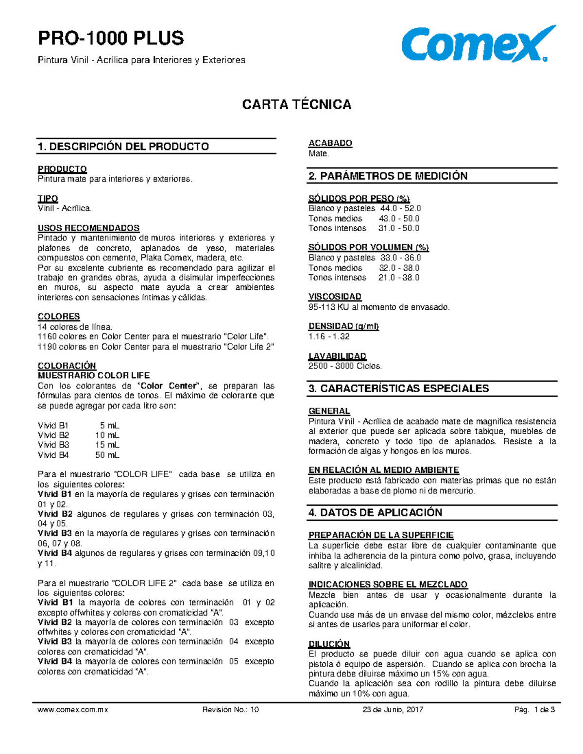 PRO-1000-PLUS - PINTADO Y MANTENIMIENTO - PRO-1000 PLUS Pintura Vinil ...