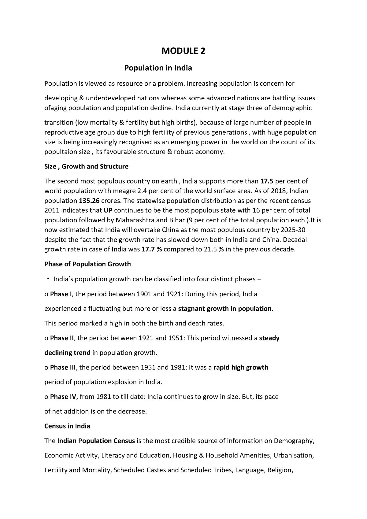 indian-economy-module-2-population-in-india-population-is-viewed-as