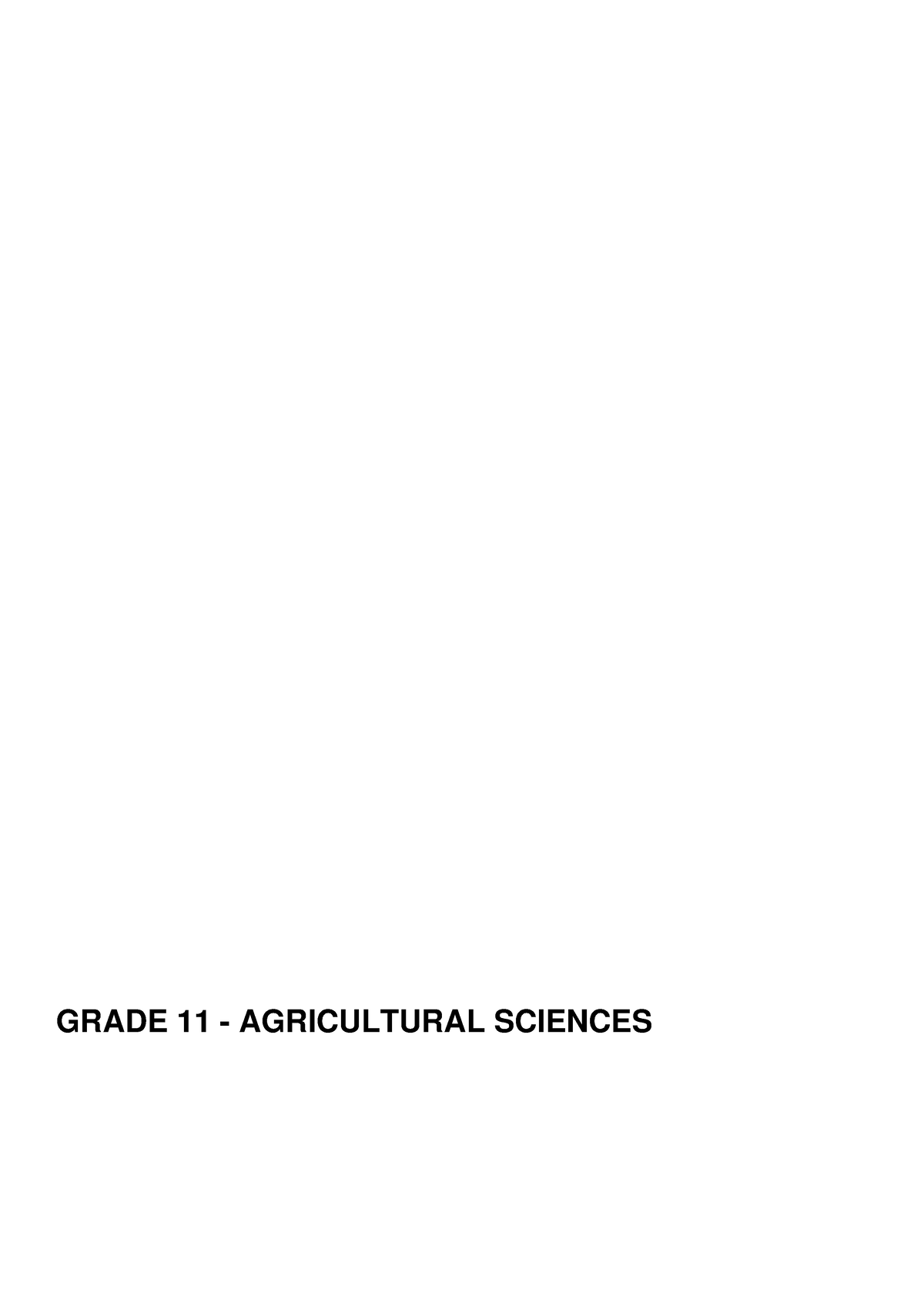 agricultural science grade 11 term 1 2022 assignment