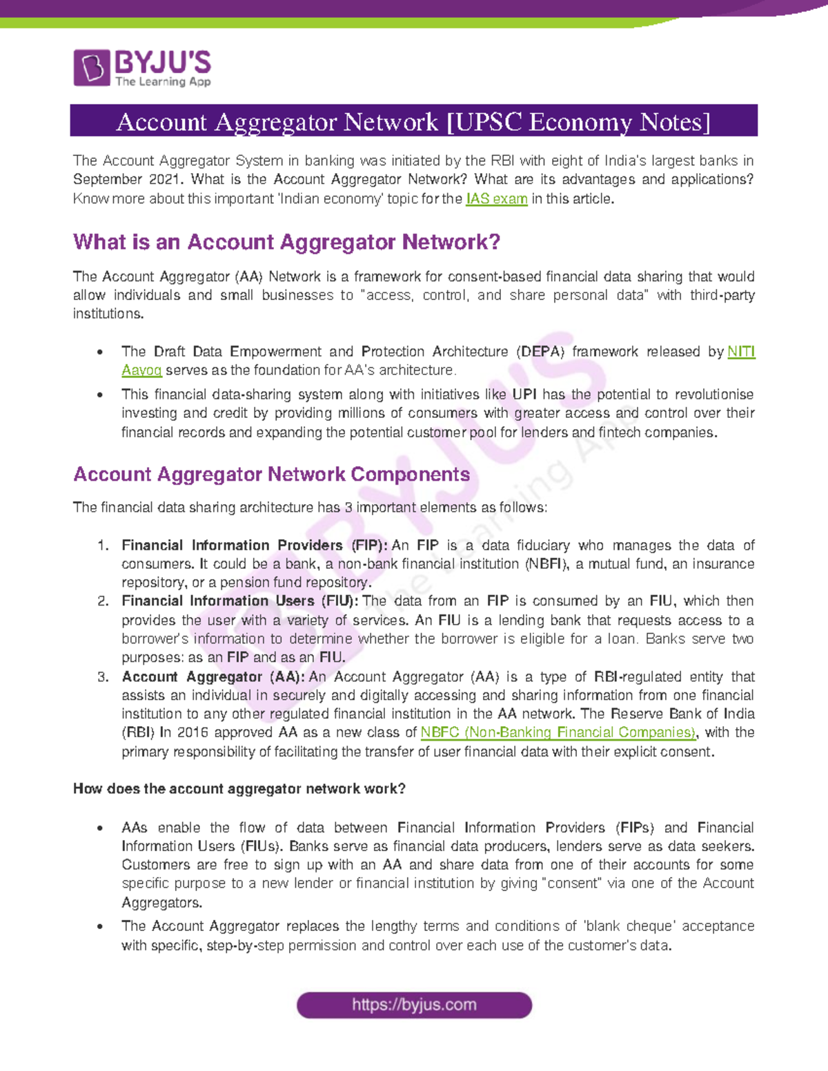 Account-Aggregator-Network - Account Aggregator Network [UPSC Economy ...