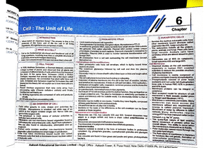 NEET Class 12 Biology Short Notes OF Chapter Plant Growth AND