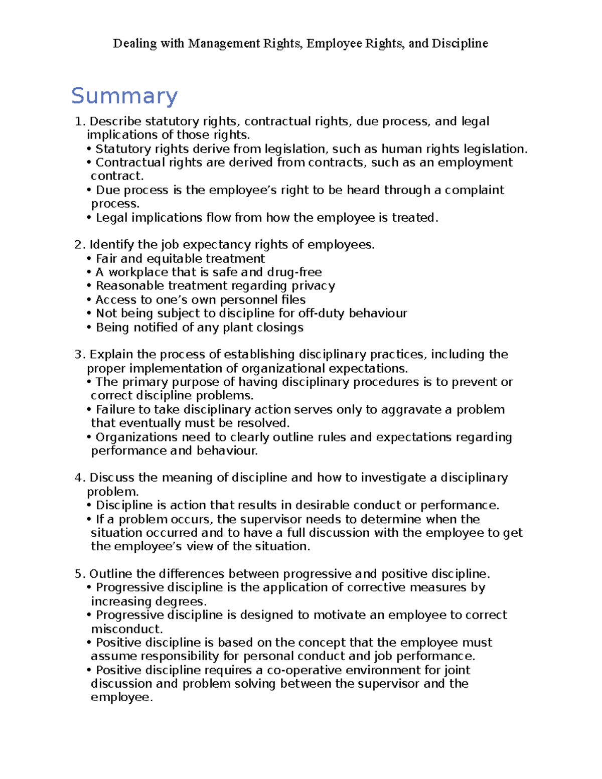 management rights assignments