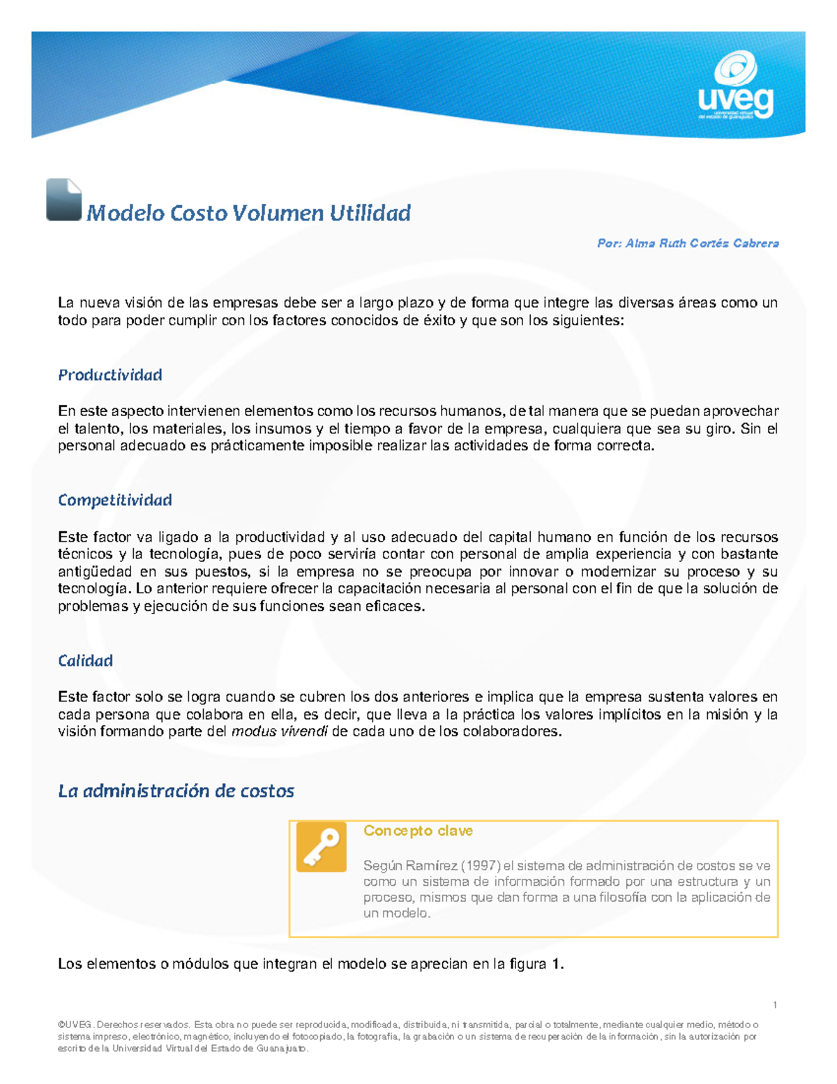 CI U3 modelo - Apuntes para tener un punto de inicio y poder ...