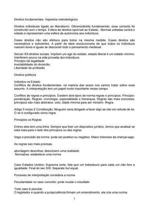 Resumo Constitucional III - RESUMO DE DIREITO CONSTITUCIONAL 1. Estado ...