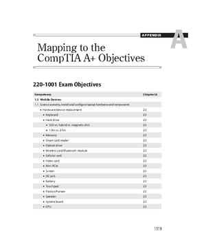01 Objective+Mapping The+Basics A++Chapter+1 - COMPTIA A+ CORE 1 (220 ...