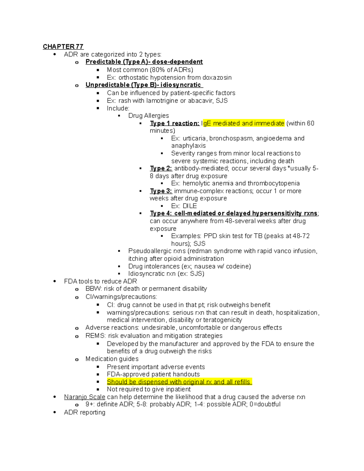 adrs-lecture-notes-for-adverse-drug-reactions-coursework-chapter-77