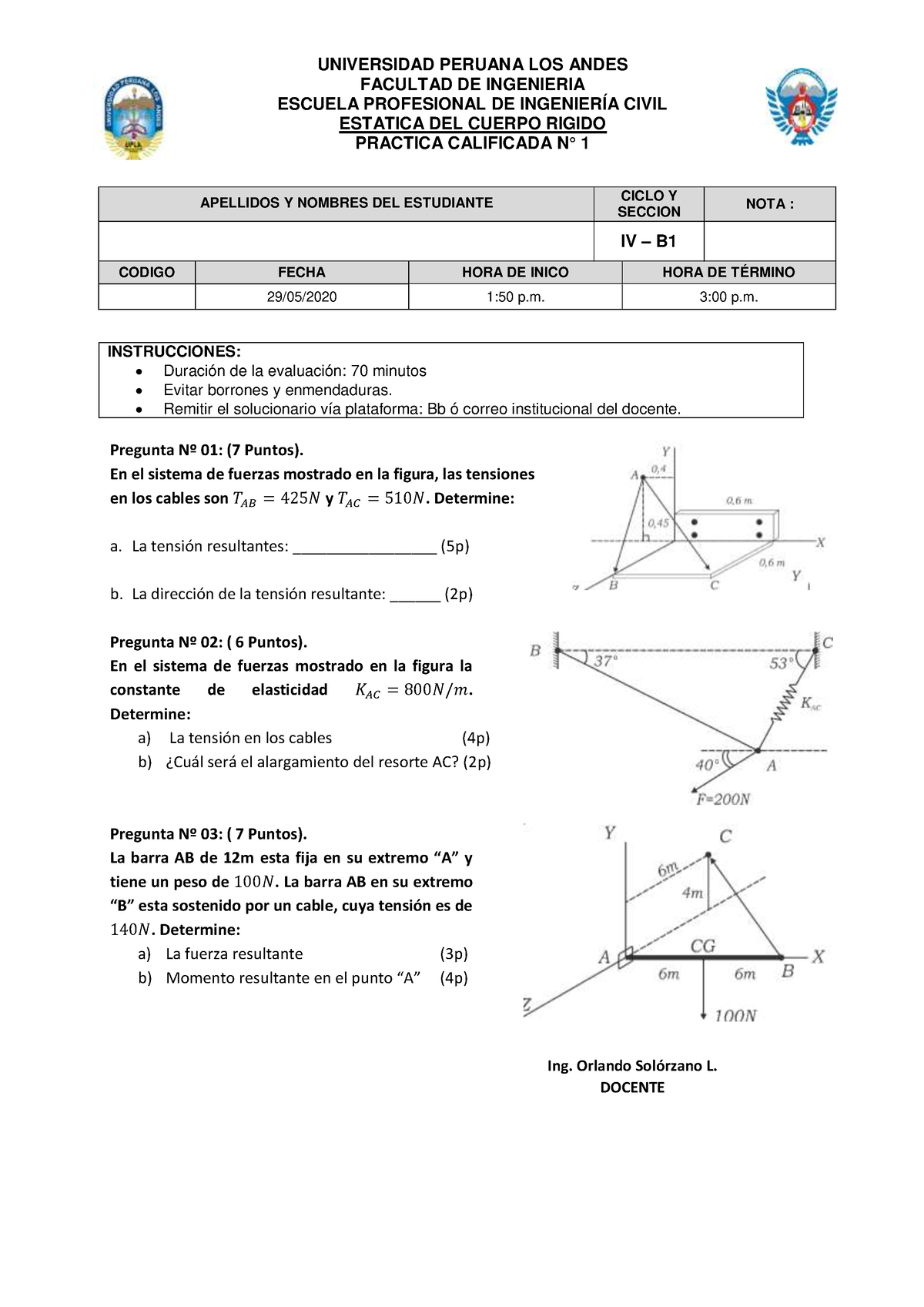 Ingeniería Civil - UNIVERSIDAD PERUANA LOS ANDES FACULTAD DE INGENIERIA ...