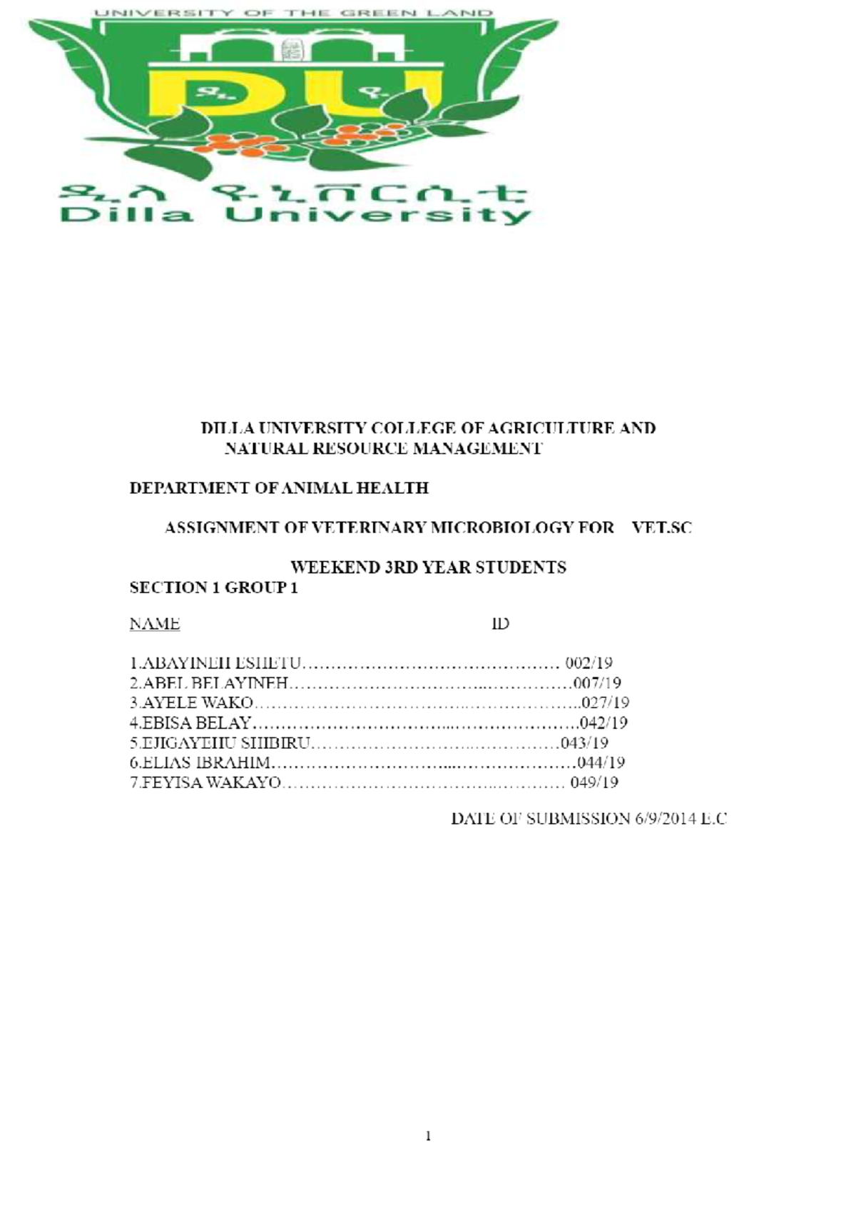 assignment topics for microbiology