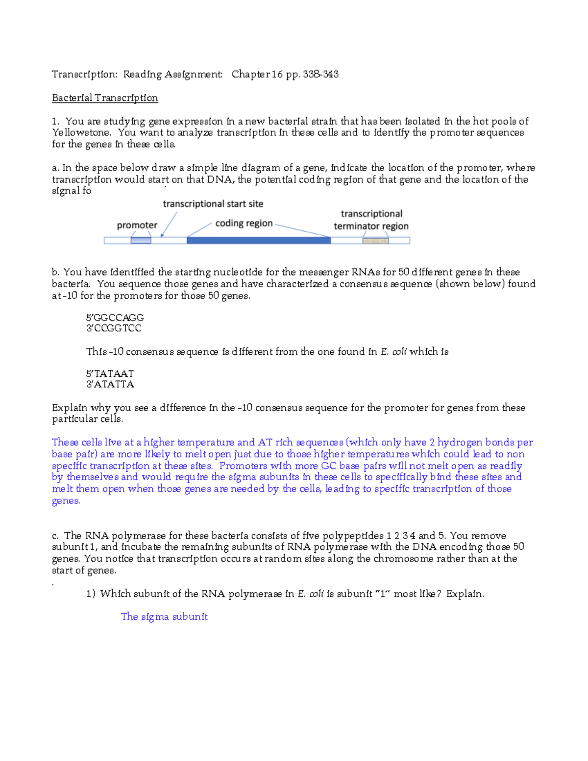Course pack 13 transcription, key - Transcription: Reading Assignment ...