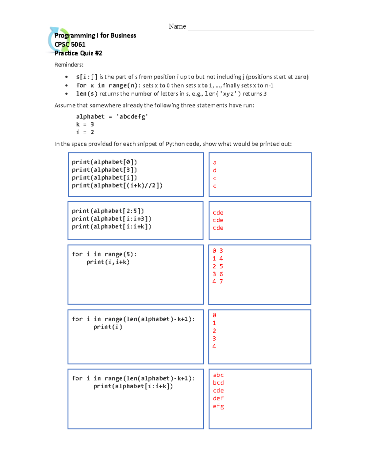 Pq2 5061 solution - Python chart - Name ...