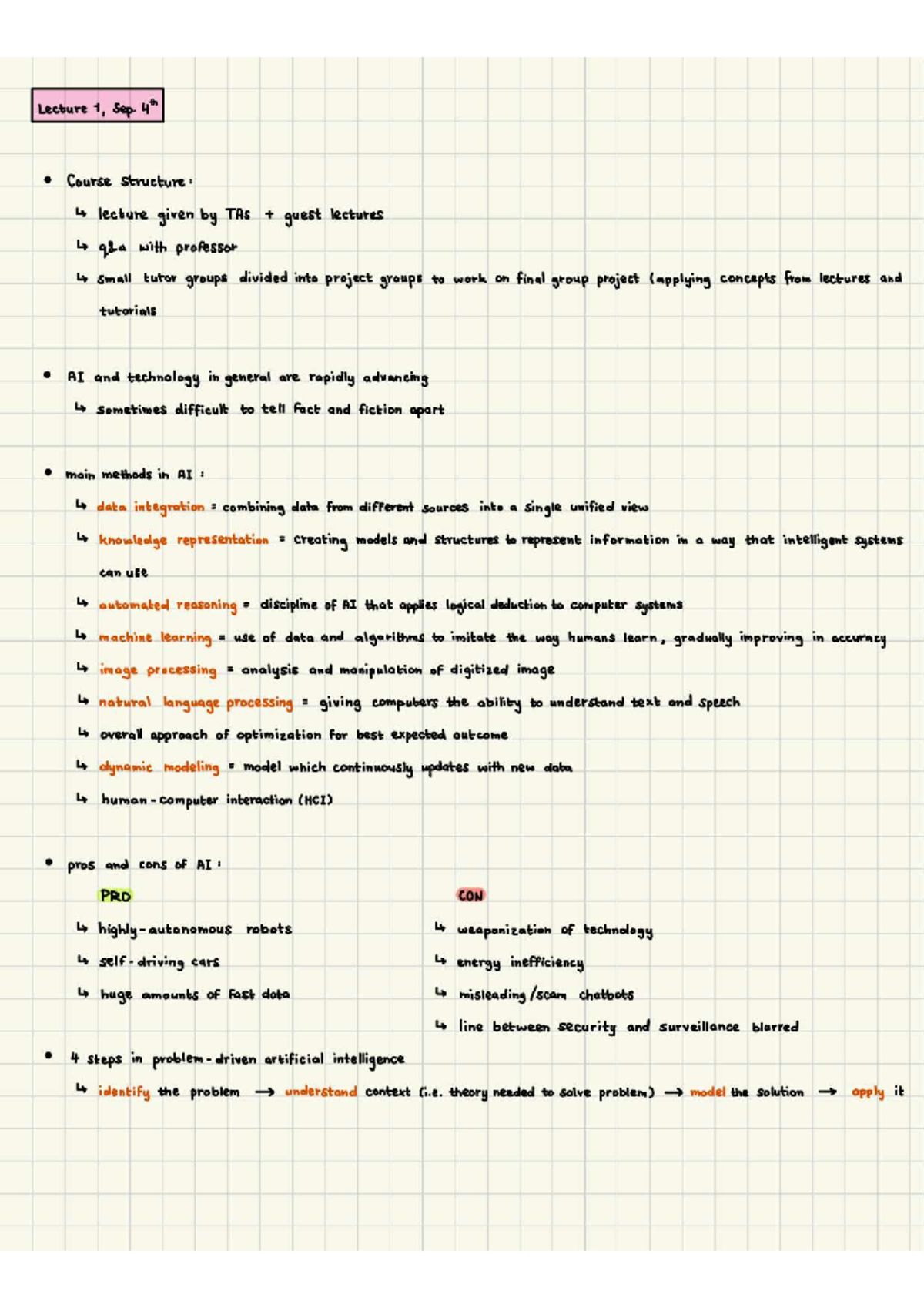 lecture 1 - Genes and Evolution - notes - Introduction Psychology and ...