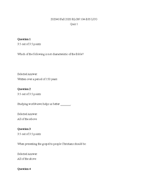 Quiz Critical Thinking RLGN104 Christian Life And Biblical Worldview ...