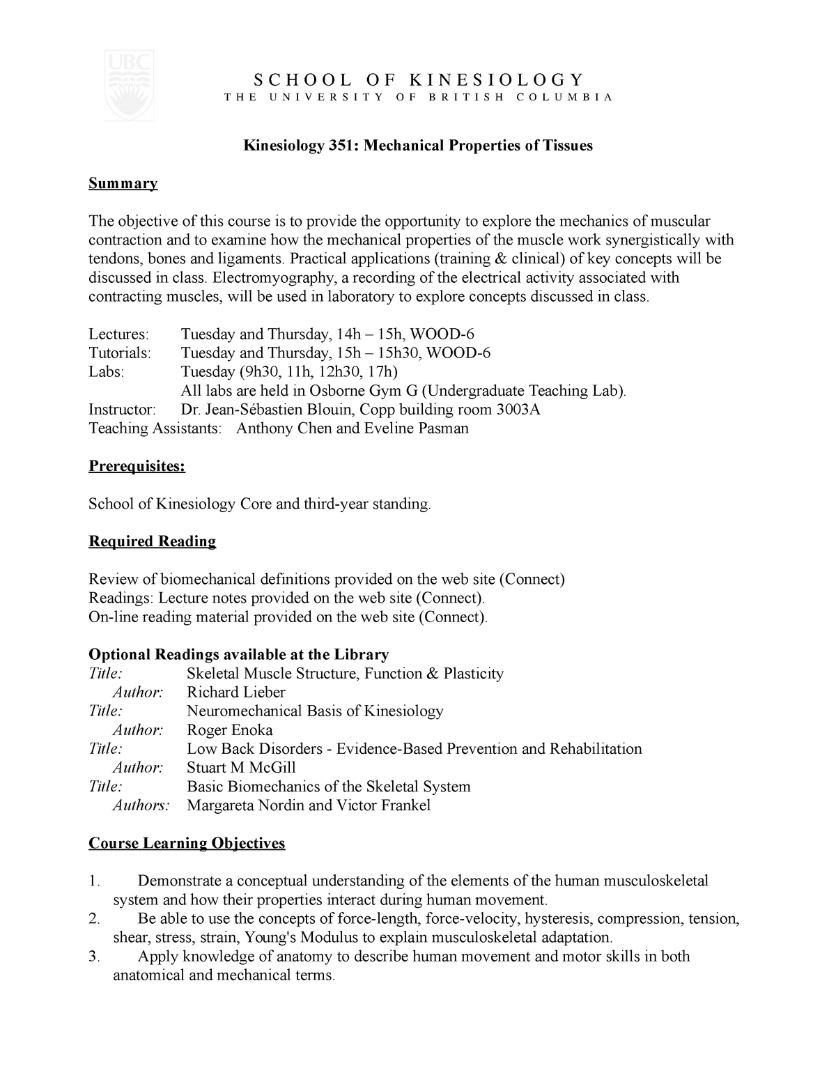 kin351-summary-biomechanics-ii-mechanical-properties-of-tissues-s-c