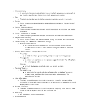 Sociology 101 ch.8 - notes - Research on Social Stratification Today ...
