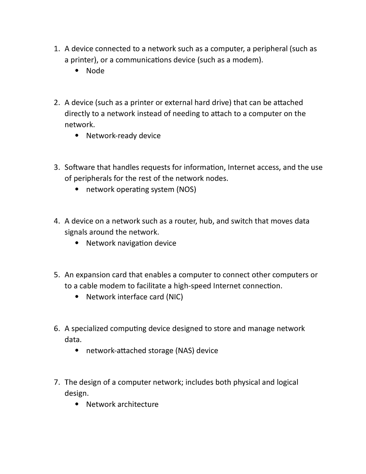 essay on network device