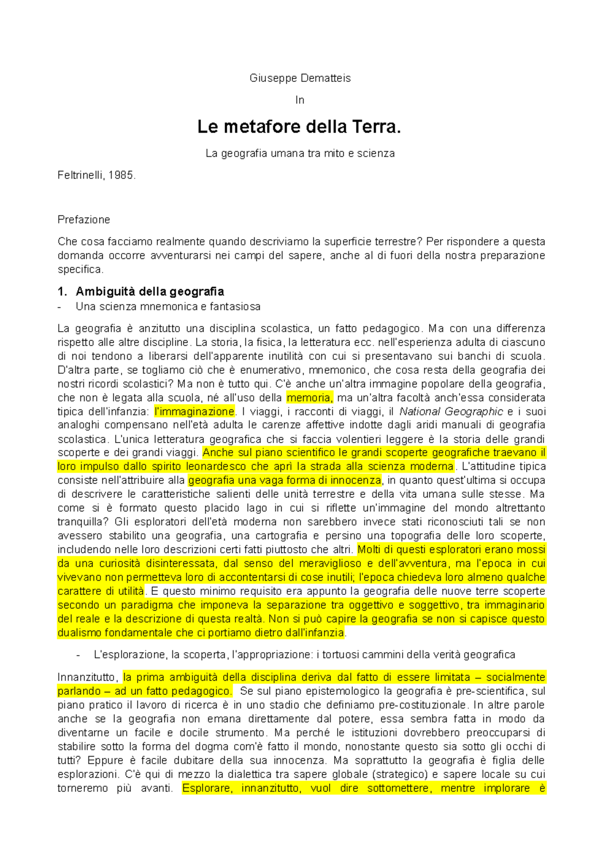 Dematteis G- le metafore della terra-la geografia umana tra mito e ...