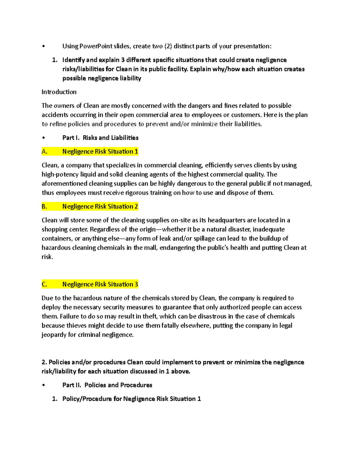 assignment 7r presentations instructions