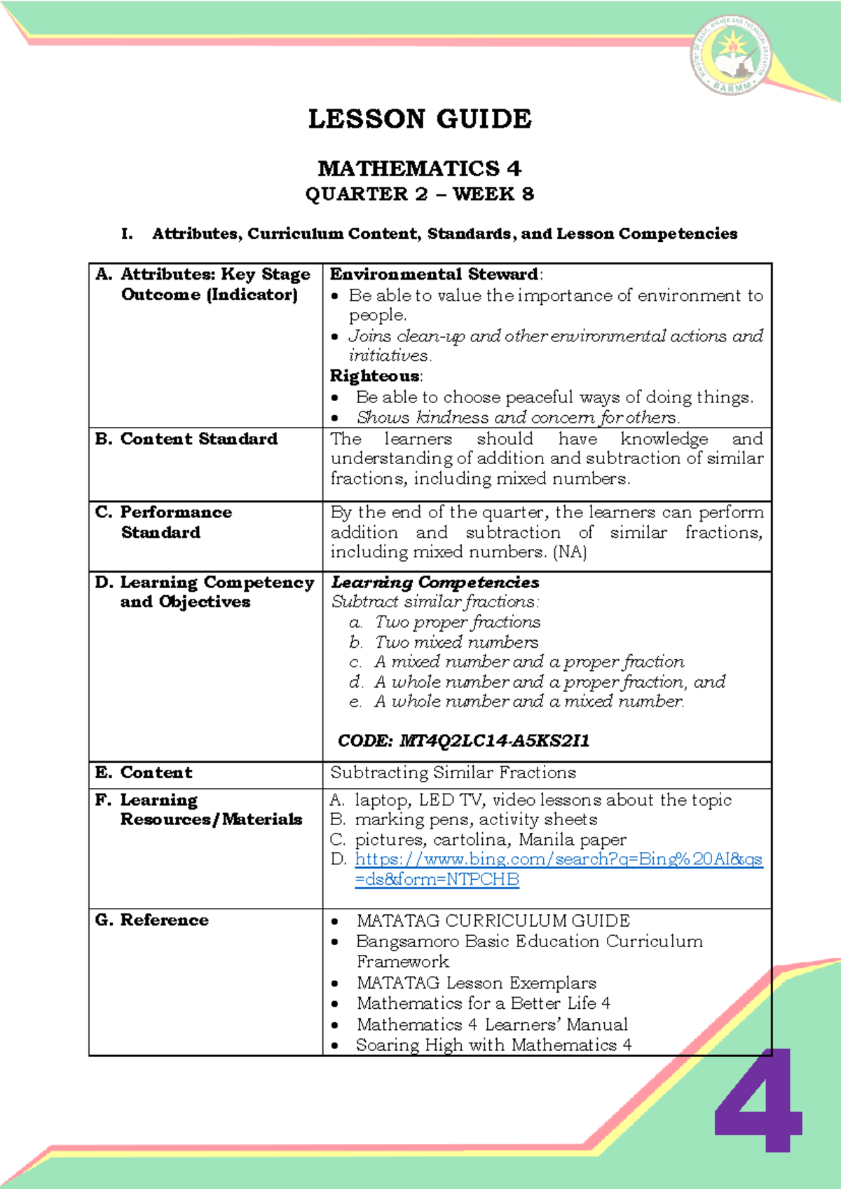 LG G4 mat Q2 W8 - Summary Maths for Engineers Custom Book Source Book ...