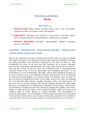 IPT-I English - Indian Political Thought-1 Sem 5 Sol - BA(P) Political ...