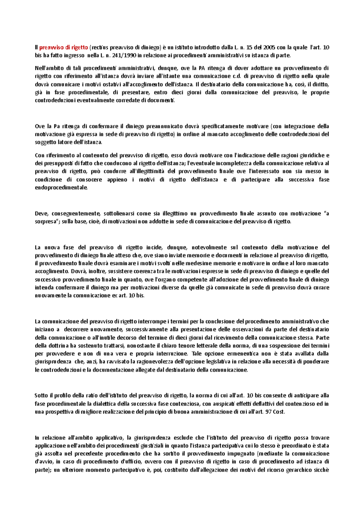 Documento (1) Amm Appunti di diritto