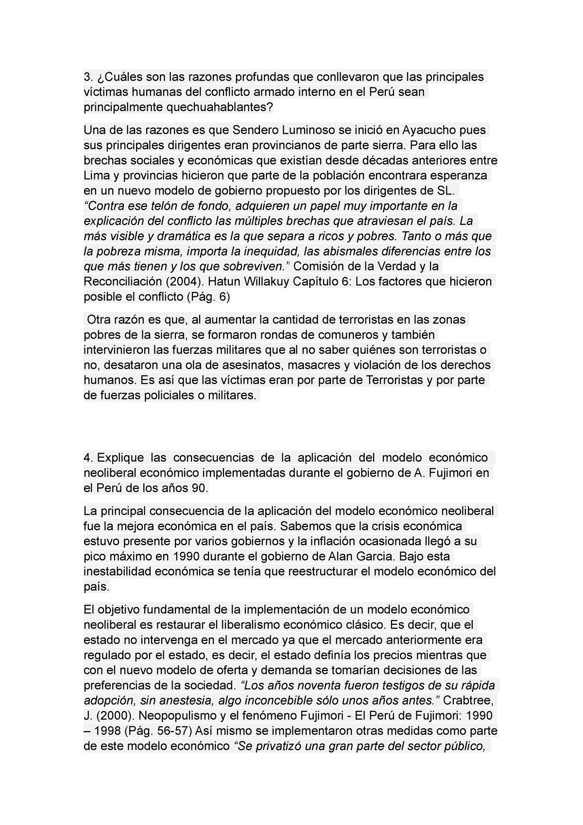 Examen Final - Desaf - Letras - ¿Cuáles Son Las Razones Profundas Que ...