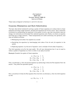 Lecture Notes on Linear Algebra - DRAFT DRAFT DRAFT DRAFT Lecture Notes ...