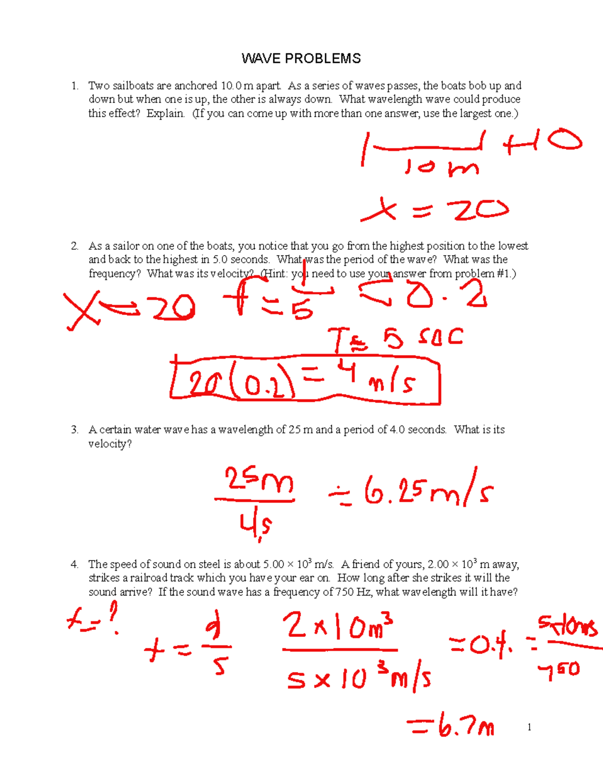 copy-of-waves-class-notes-wave-problems-two-sailboats-are-anchored